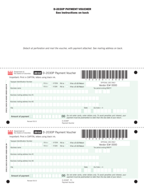 D-2030P Payment Voucher