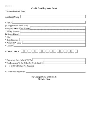 Nevada Criminal History Record Request Form