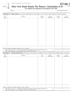 New York State Estate Tax Return
