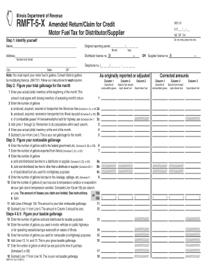 Illinois Motor Fuel Tax Amended Return