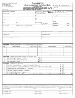 Connecticut Motor Vehicle Fuels Tax Refund Form