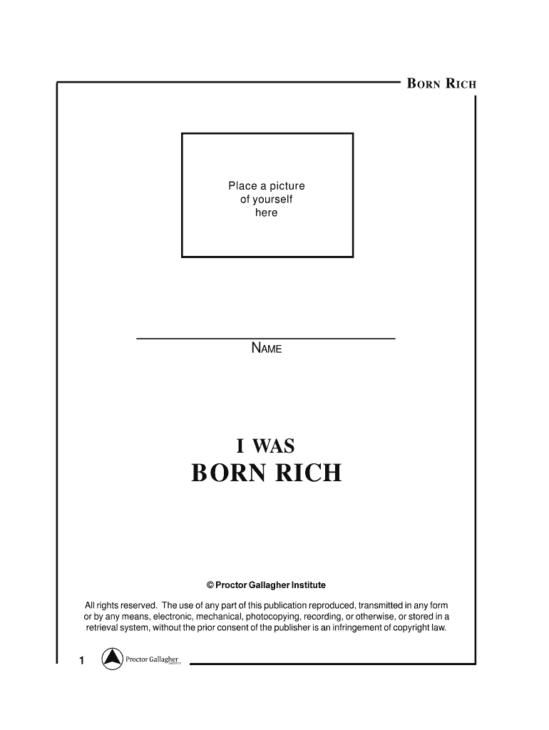 you were born rich workbook Preview on Page 1