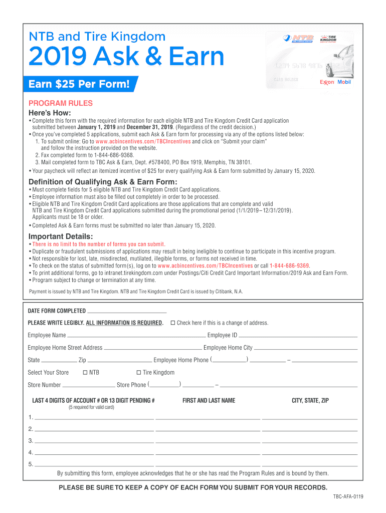 Fillable Online Fleet Services NTB National Tire & Battery Auto