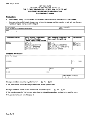 (Revised 08/2019) NEW YORK STATE OFFICE OF CHILDREN AND ...