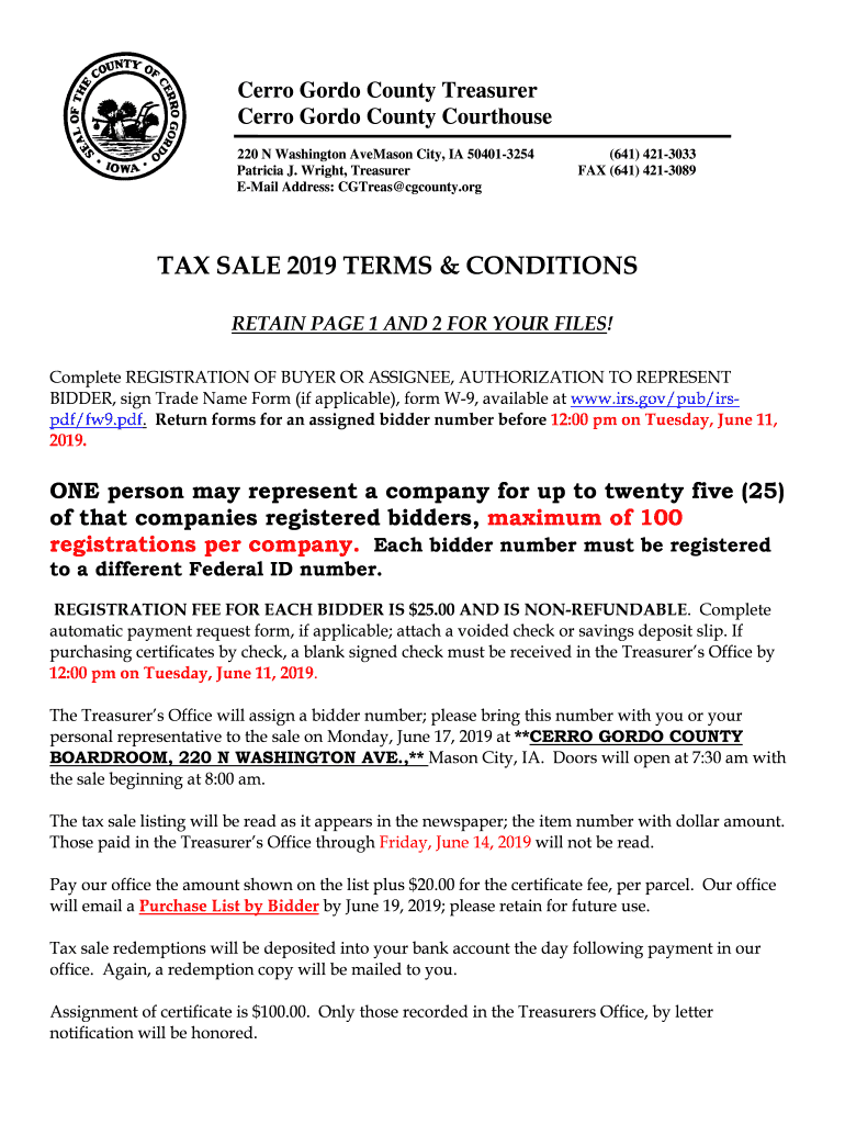 Fillable Online Cerro Gordo County Job Application Form Fill Online