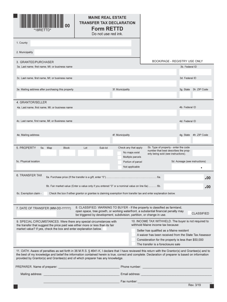 maine transfer tax Preview on Page 1