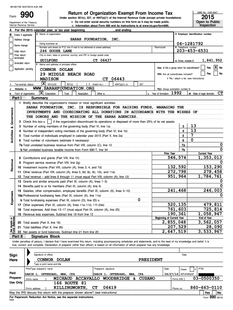 sarah from pdffiller Preview on Page 1