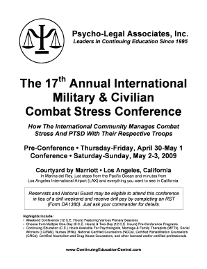 th Annual International Military &amp;amp; Civilian Combat Stress ...