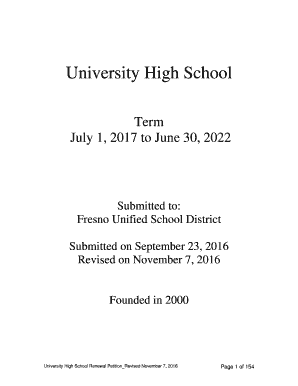 Fillable Online fresno unified school district academic calendar school 