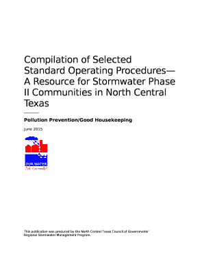 Compilation of Selected Standard Operating ... - nctcog