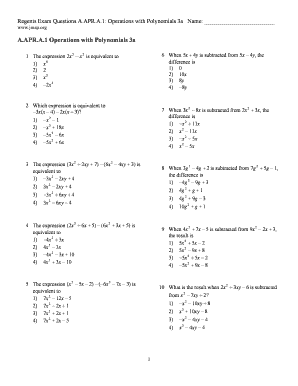 Fillable Online Evaluating polynomial functions worksheet pdf Fax Email ...
