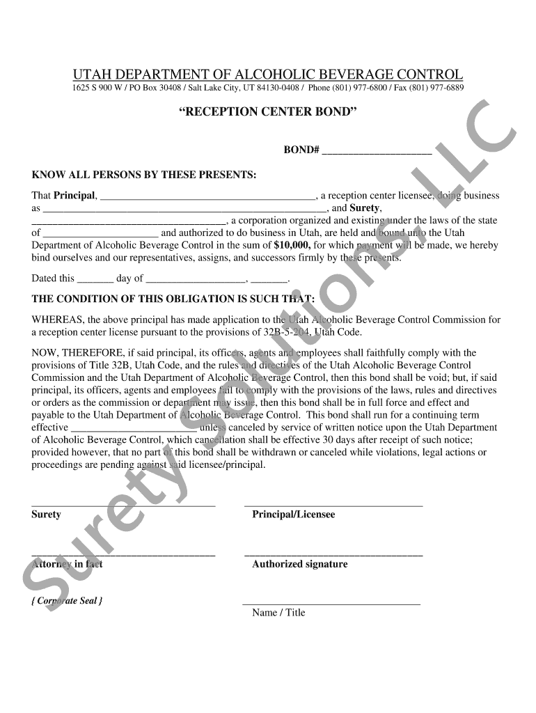 Fillable Online Utah Department of Alcoholic Beverage Control Utah