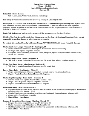 Central District Livestock Show - Heart of Oklahoma ...