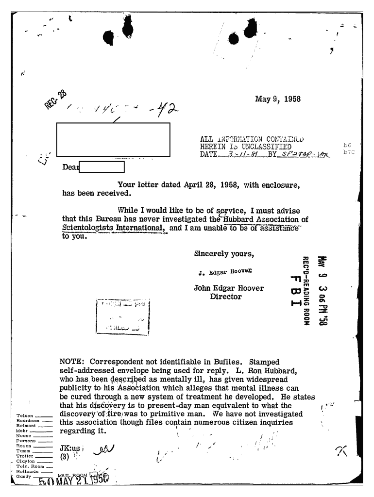Fillable Online HighView Page - Scientology Research Fax Email Print ...