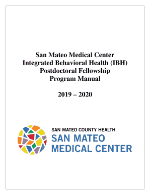 Fillable Online San Mateo Medical Center Integrated Behavioral Health Ibh Fax Email Print - Pdffiller