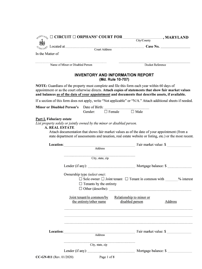 guardians of the property training - Maryland Courts Preview on Page 1