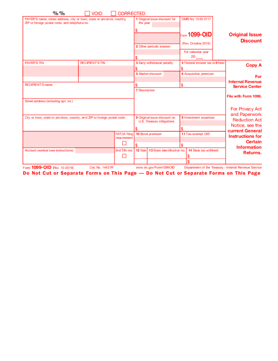 Password Protect Form 1099-OID