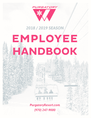 Purgatory Resort Employee Handbook - ePurg