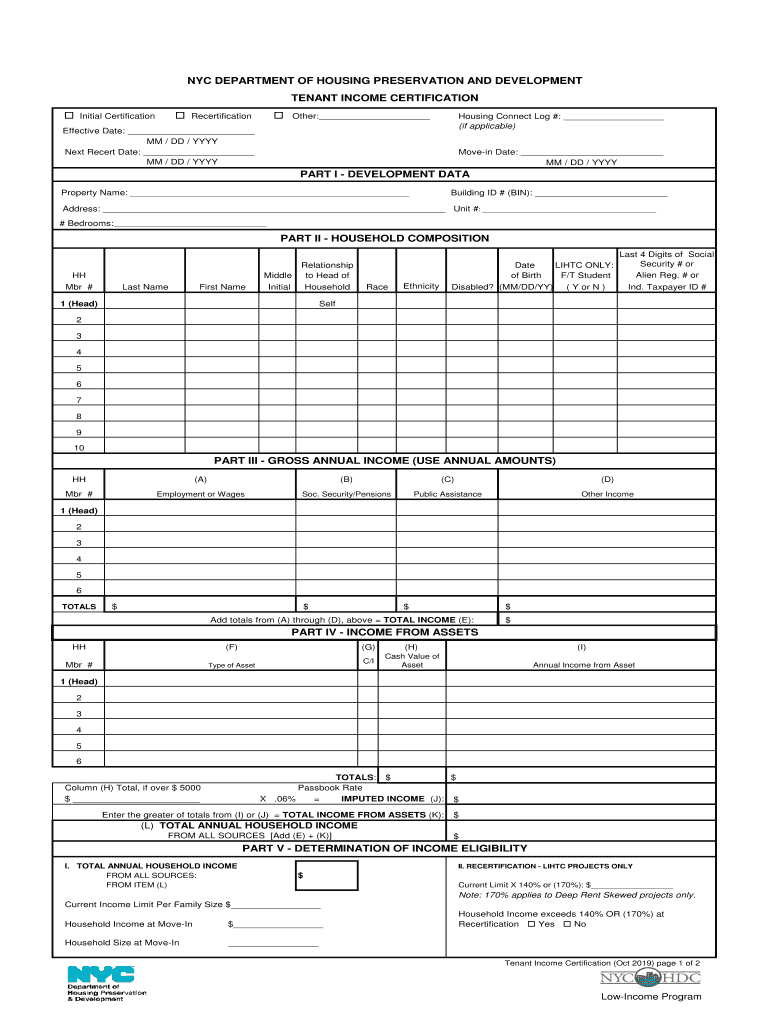 Fillable Online Housing Connect Log Fax Email Print pdfFiller
