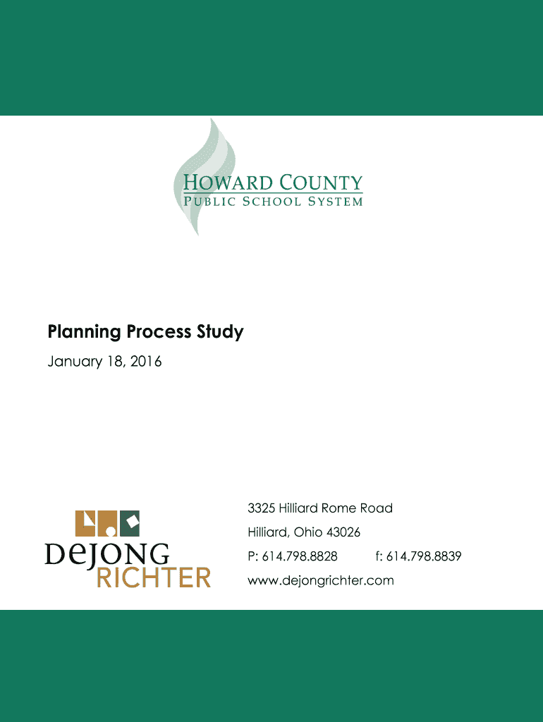 Fillable Online Planning Process Study Fax Email Print - pdfFiller