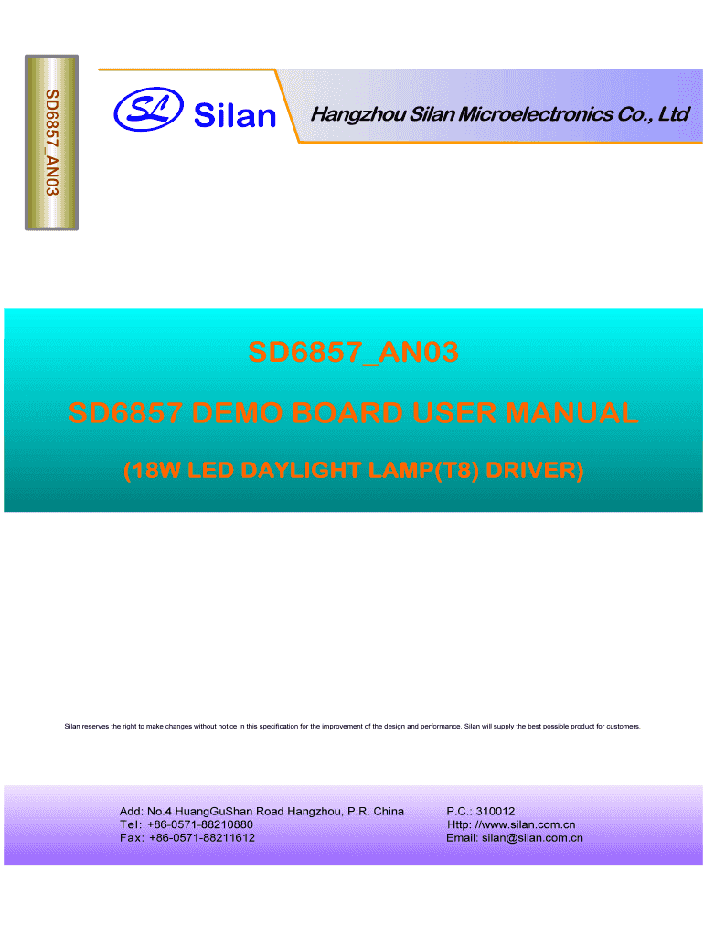 Fillable Online 18W LED driver Application Note. SC7755 Application