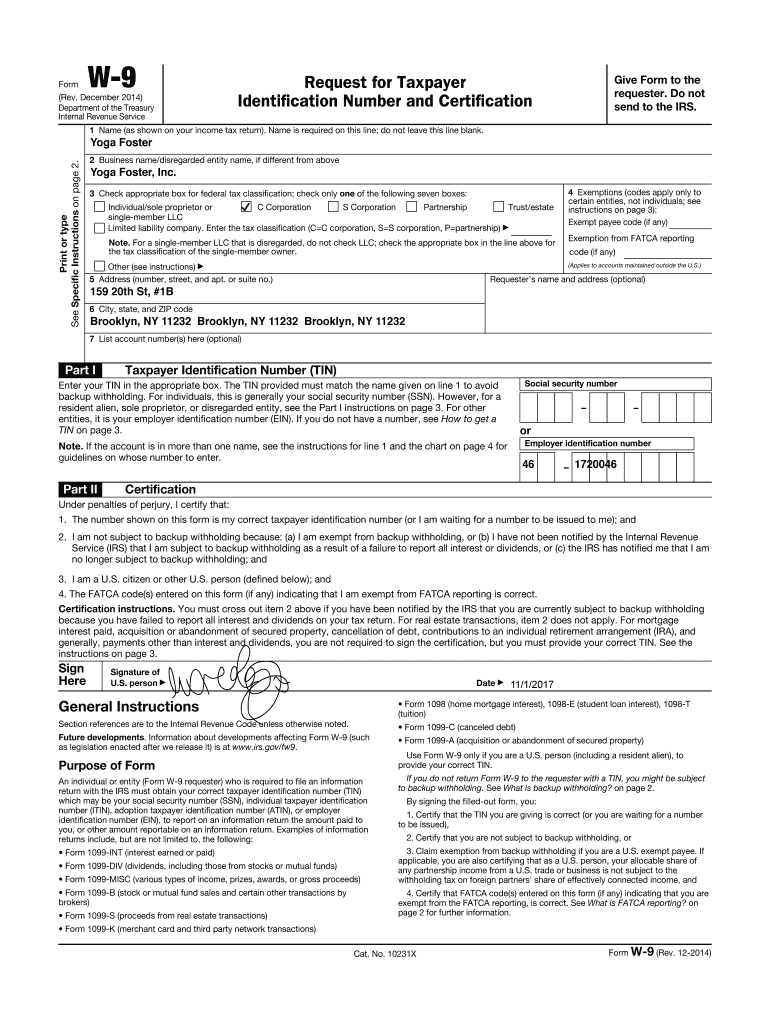 Fillable Online W9 Blank(1) Fax Email Print pdfFiller