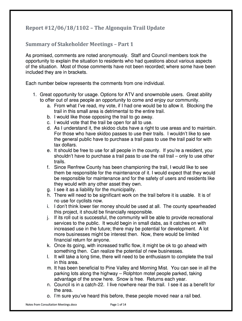 Fillable Online Part 1 United Townships of Head, Clara and Maria Fax