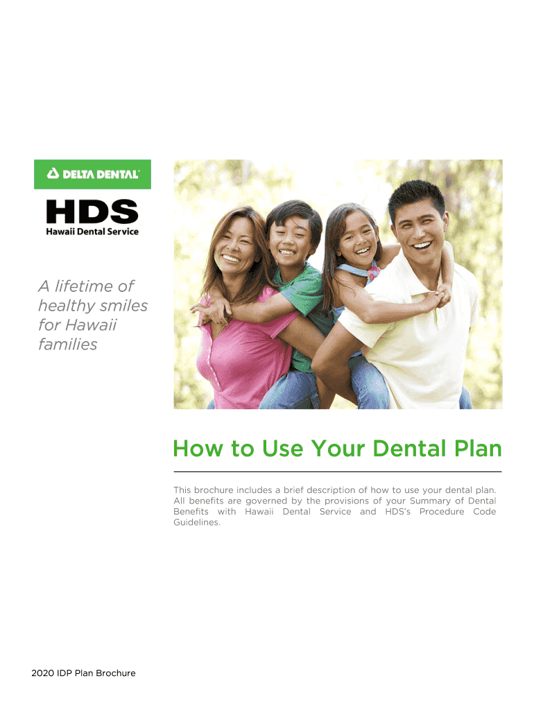 Fillable Online Dental Plans Hawaii Medical Service Association Fax