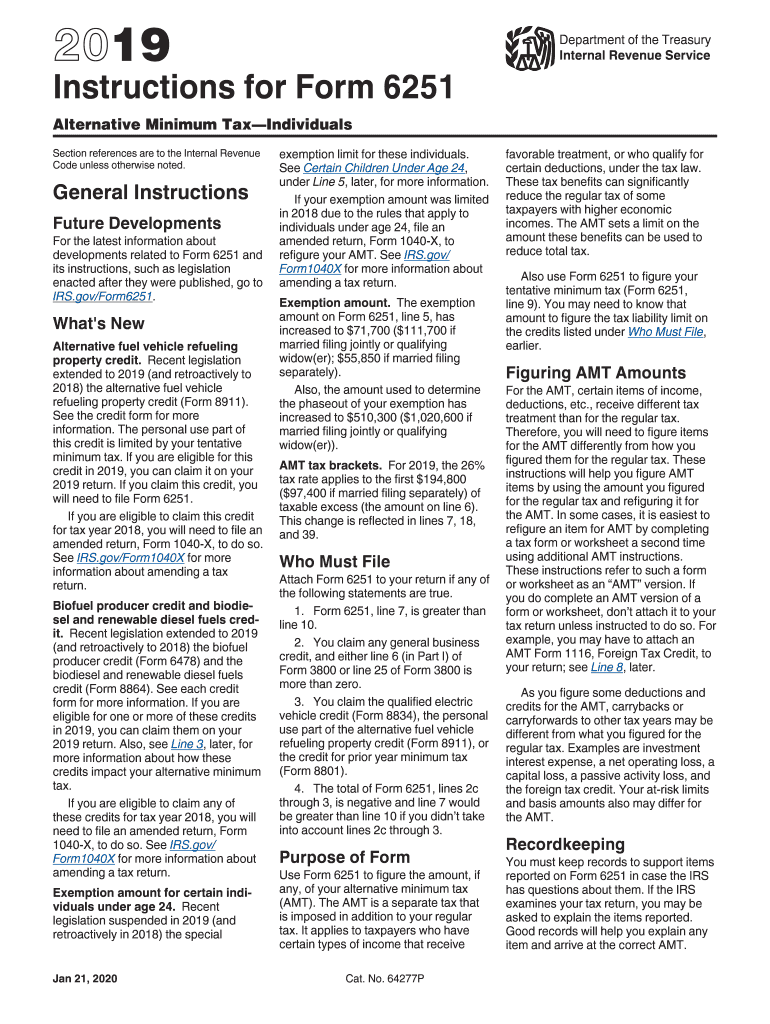 form 6251 Preview on Page 1.