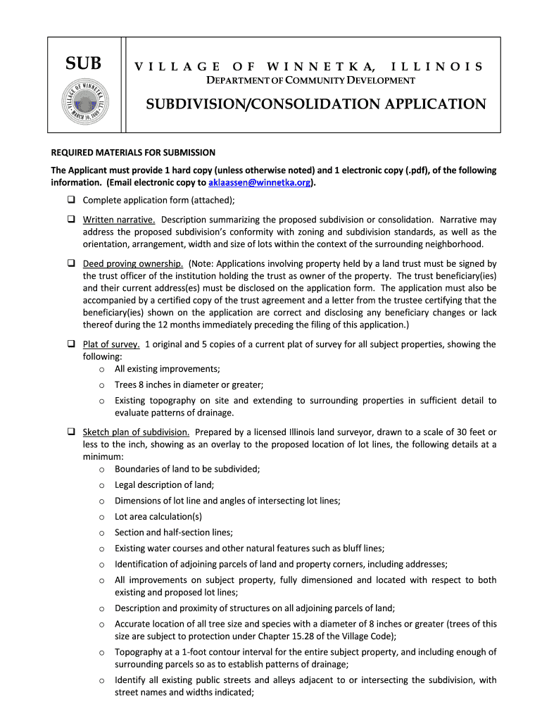 Fillable Online Zoning, Subdivision & Special ApprovalsVillage of