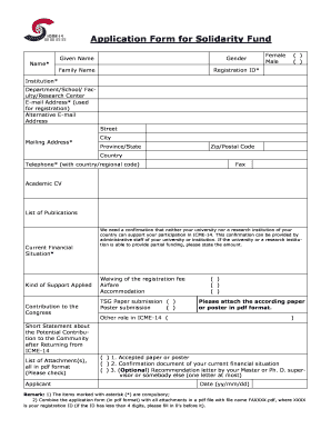 solidarity fund application form download