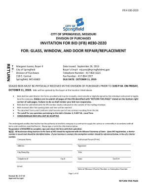 glass repair/replacement - City of Springfield, MO