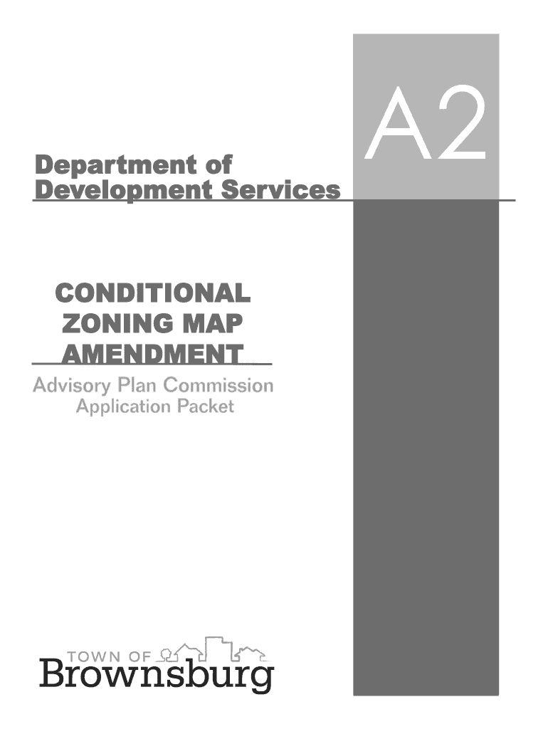 Fillable Online zoning map amendment - Town of Brownsburg, Indiana Fax ...