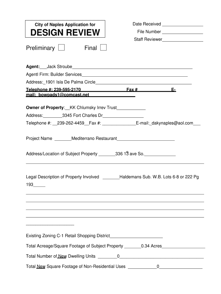 Form preview