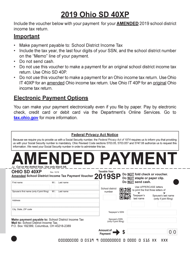 Fillable Online School District Withholding forms Ohio Department of