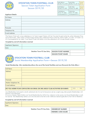 STOCKTON TOWN FOOTBALL CLUB