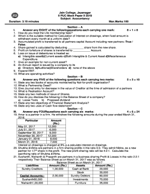 Free 2nd PUC Mock Test Practice Questions &amp; Answers ...
