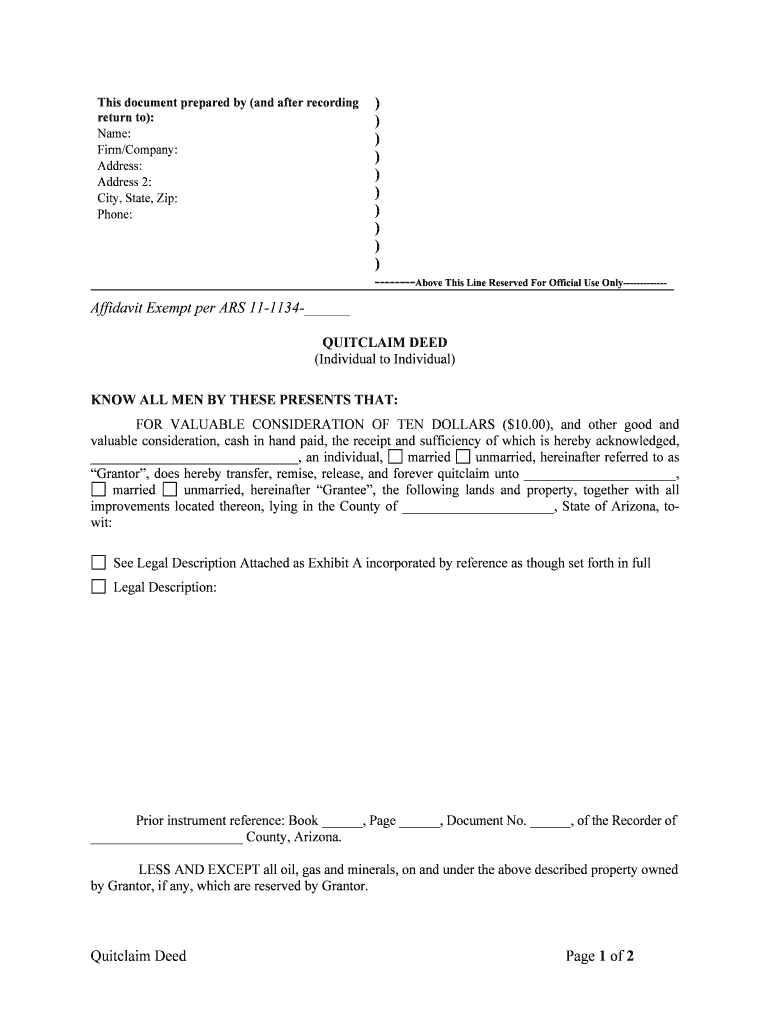 Quitclaim Deed Real Form - Fill and Sign Printable Template Online | US  Legal Forms