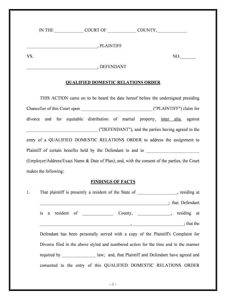 Sample Qdro Form 2020 2021 Fill And Sign Printable Template Online Us Legal Forms