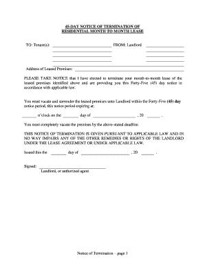 hawaii 45 day notice