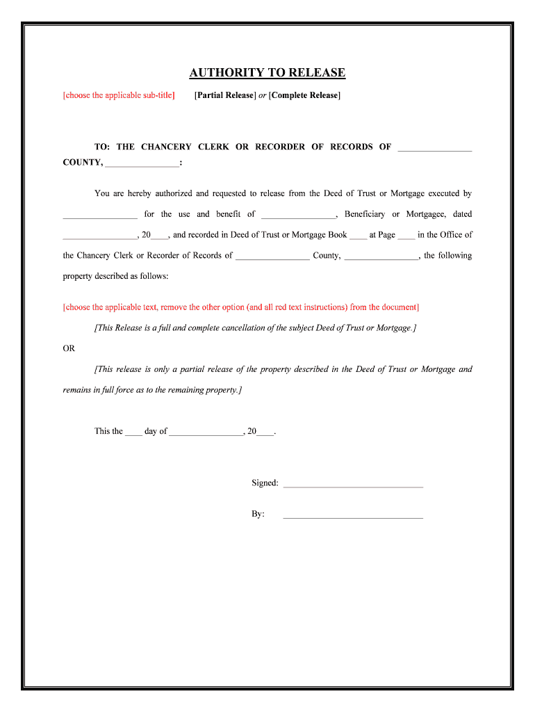 Deed Of Trust