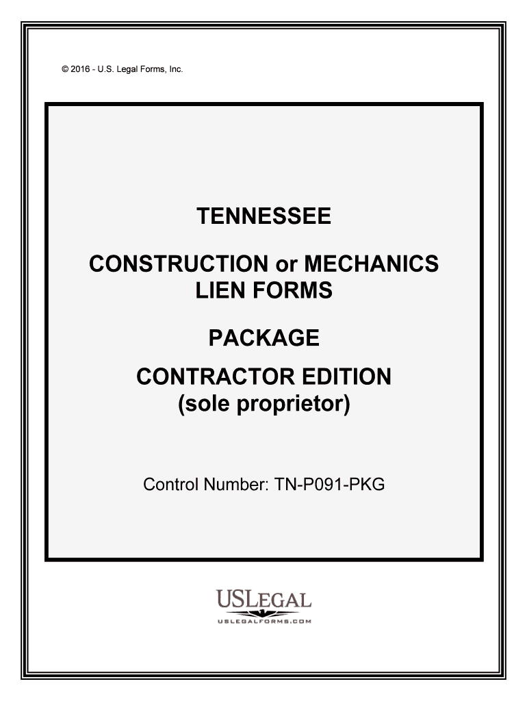 Tennessee Mechanics Lien Form Pdf Fill Online, Printable, Fillable