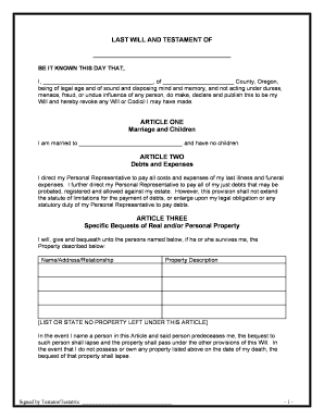Oregon Legal - Fill Online, Printable, Fillable, Blank | pdfFiller
