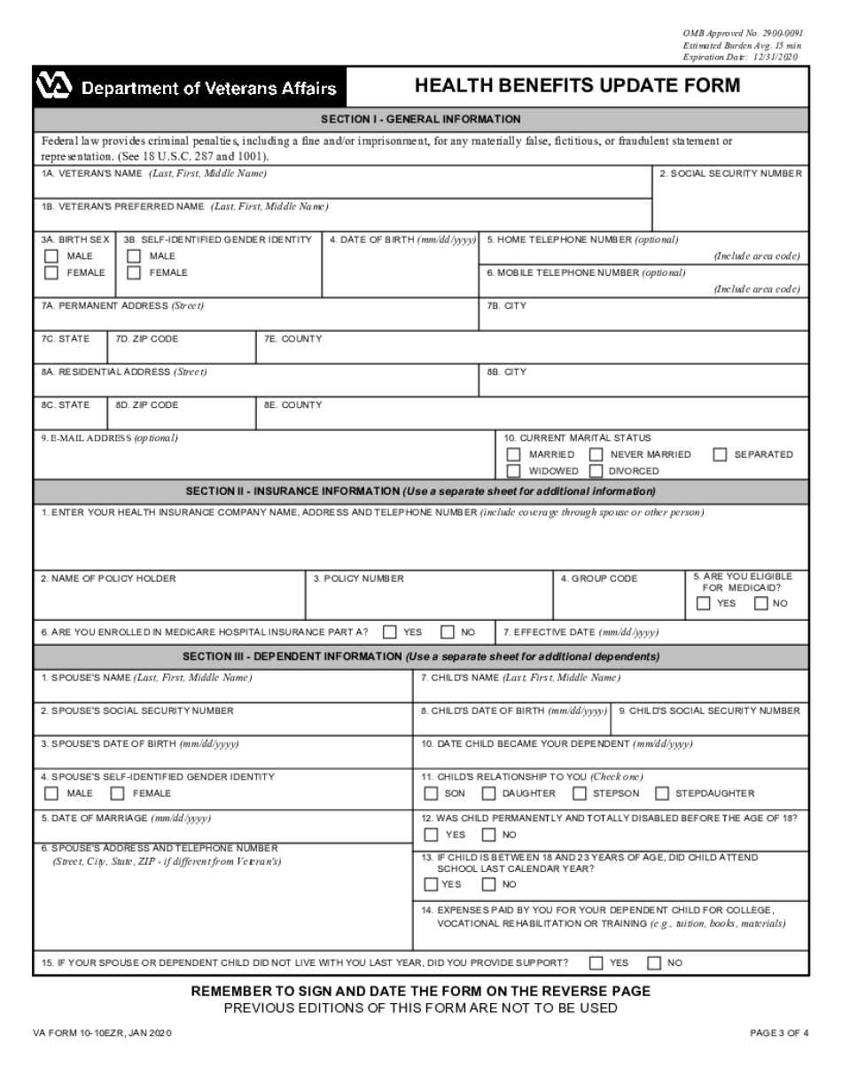 Edit Document Va Form 10 10ezr And Keep Things Organized