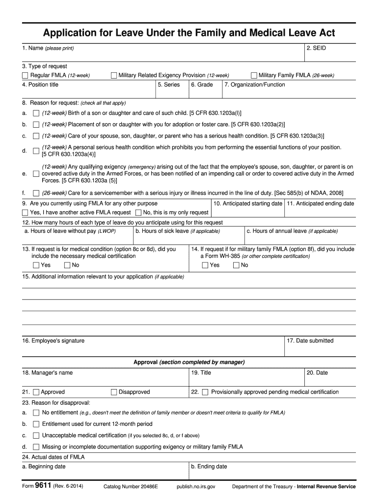 fmla forms to print Preview on Page 1
