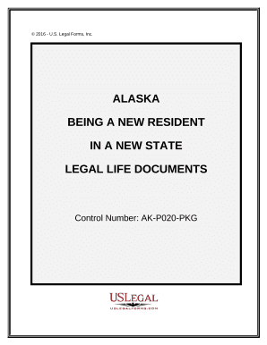 New State Resident Package - Alaska