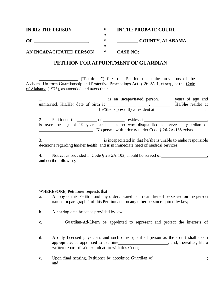 alabama petition Preview on Page 1