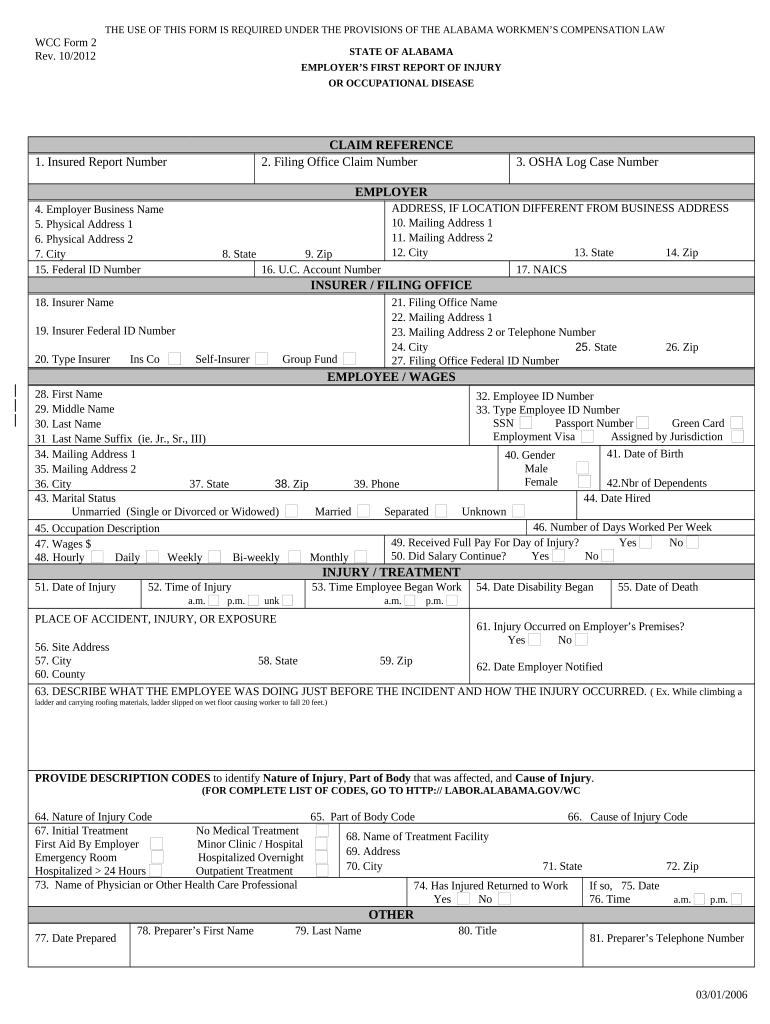 workers comp settlement chart alabama Preview on Page 1