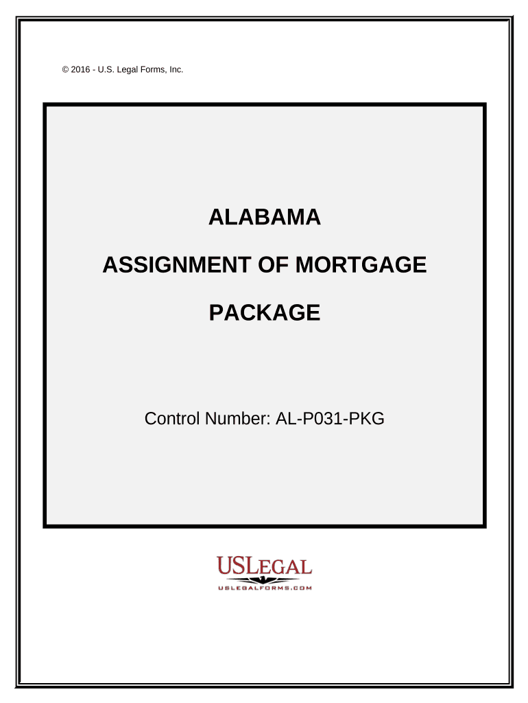 Assignment of Mortgage Package - Alabama Preview on Page 1