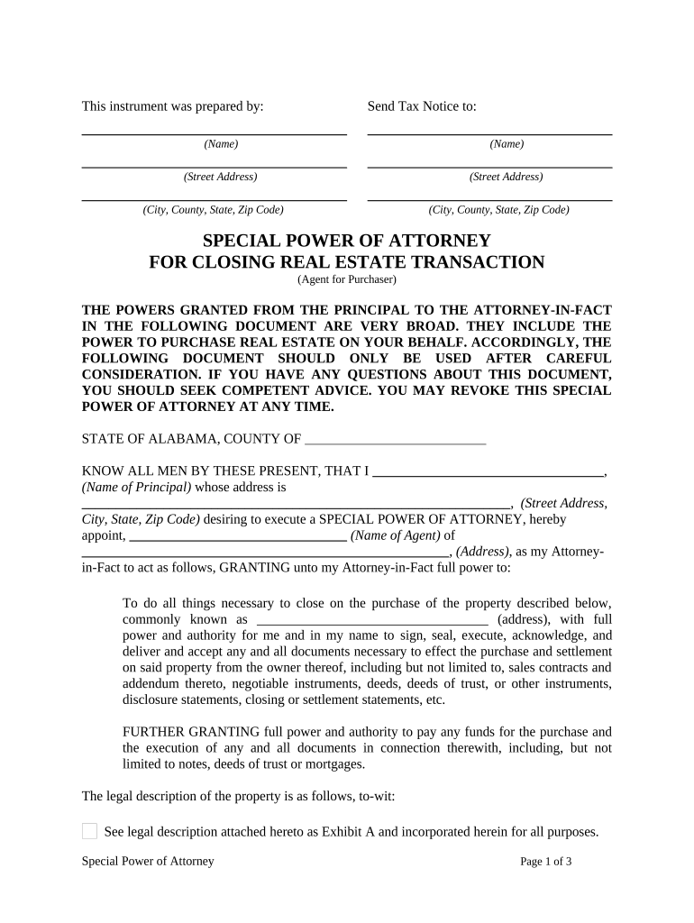 closing estate transaction Preview on Page 1.